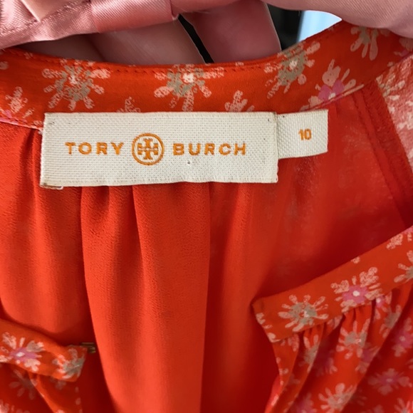 Tory Burch Orange Dress size 10 - Picture 4 of 4